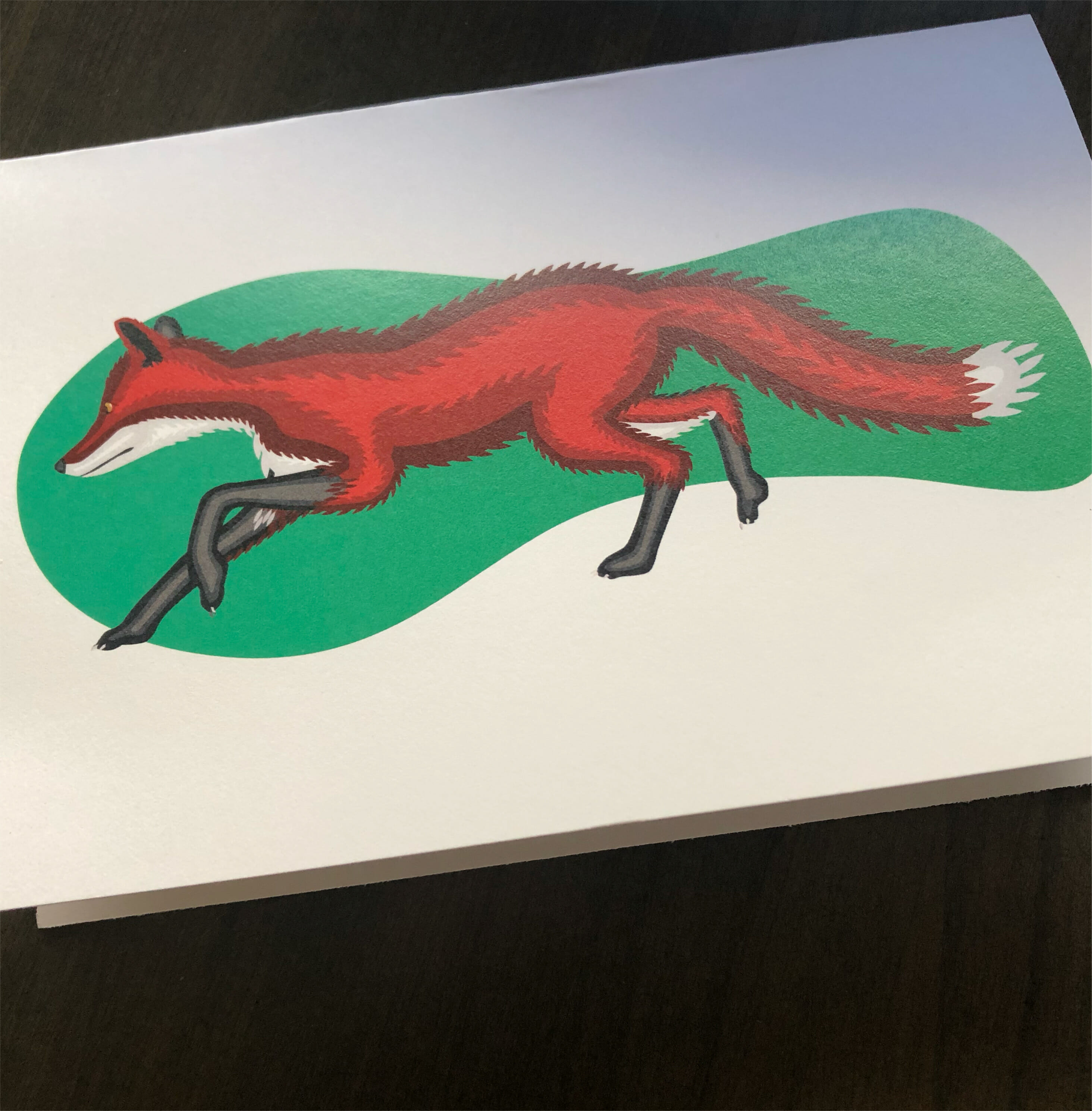 fox notecard