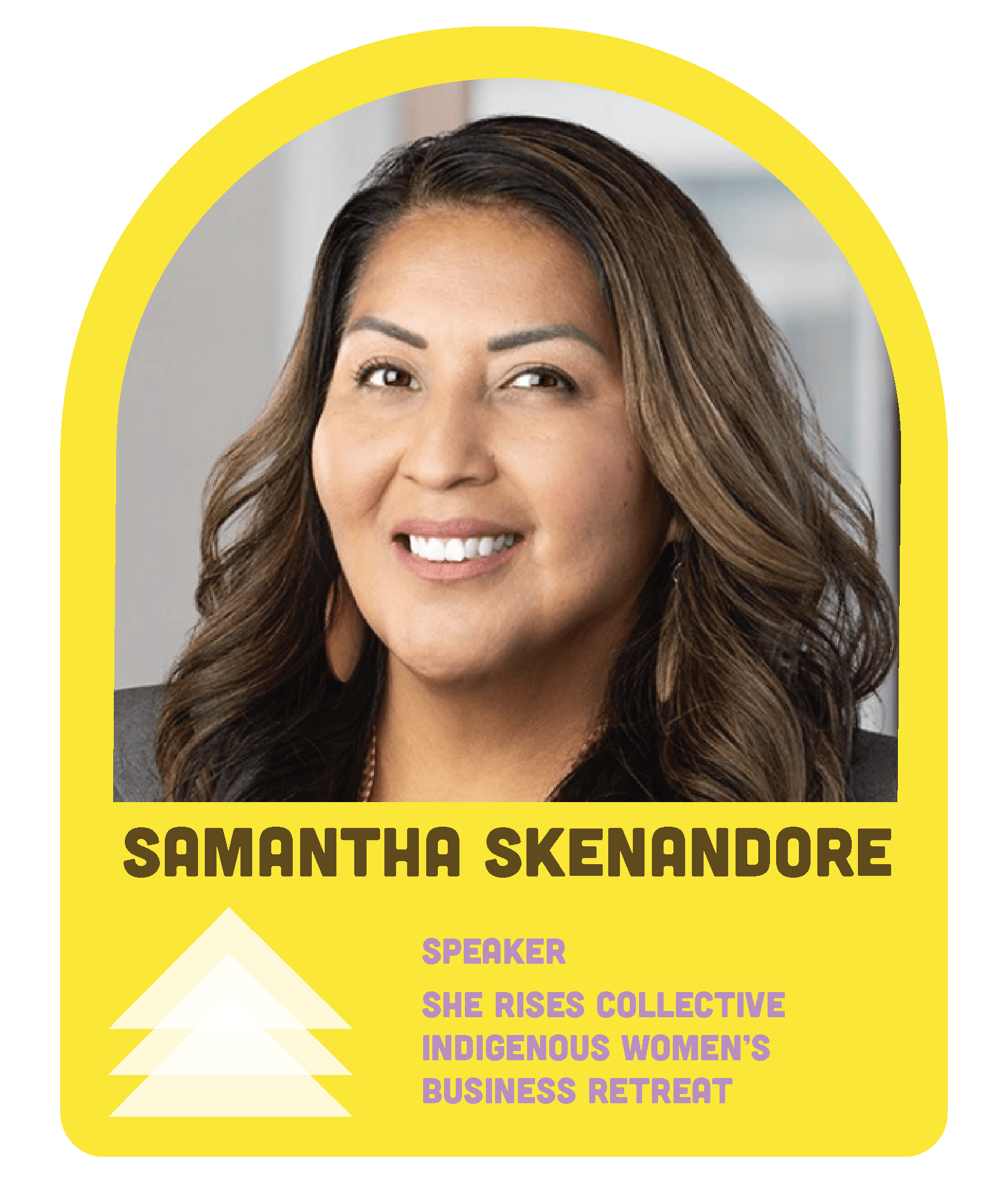 Speaker highlight graphic